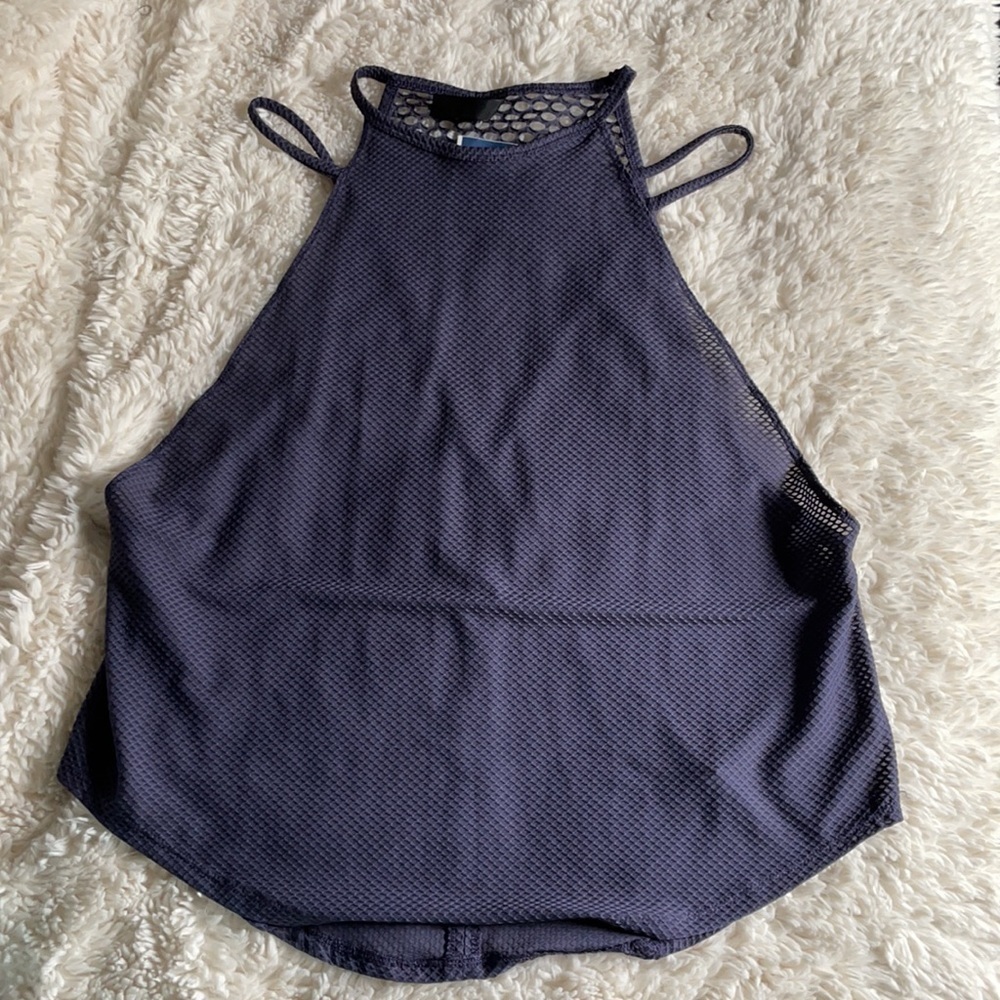🤩🤩NWT Womens 90 Degree Teal Athletic Strappy Tank Top Sleeveless Size L